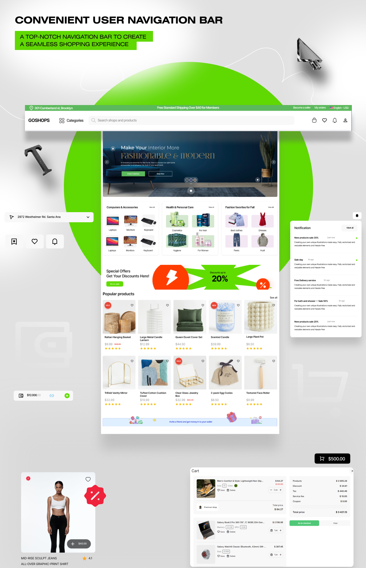 GoShops - Multivendor clothing and electronics e-commerce marketplace (Web, Admin, User, Deliv apps) - 5