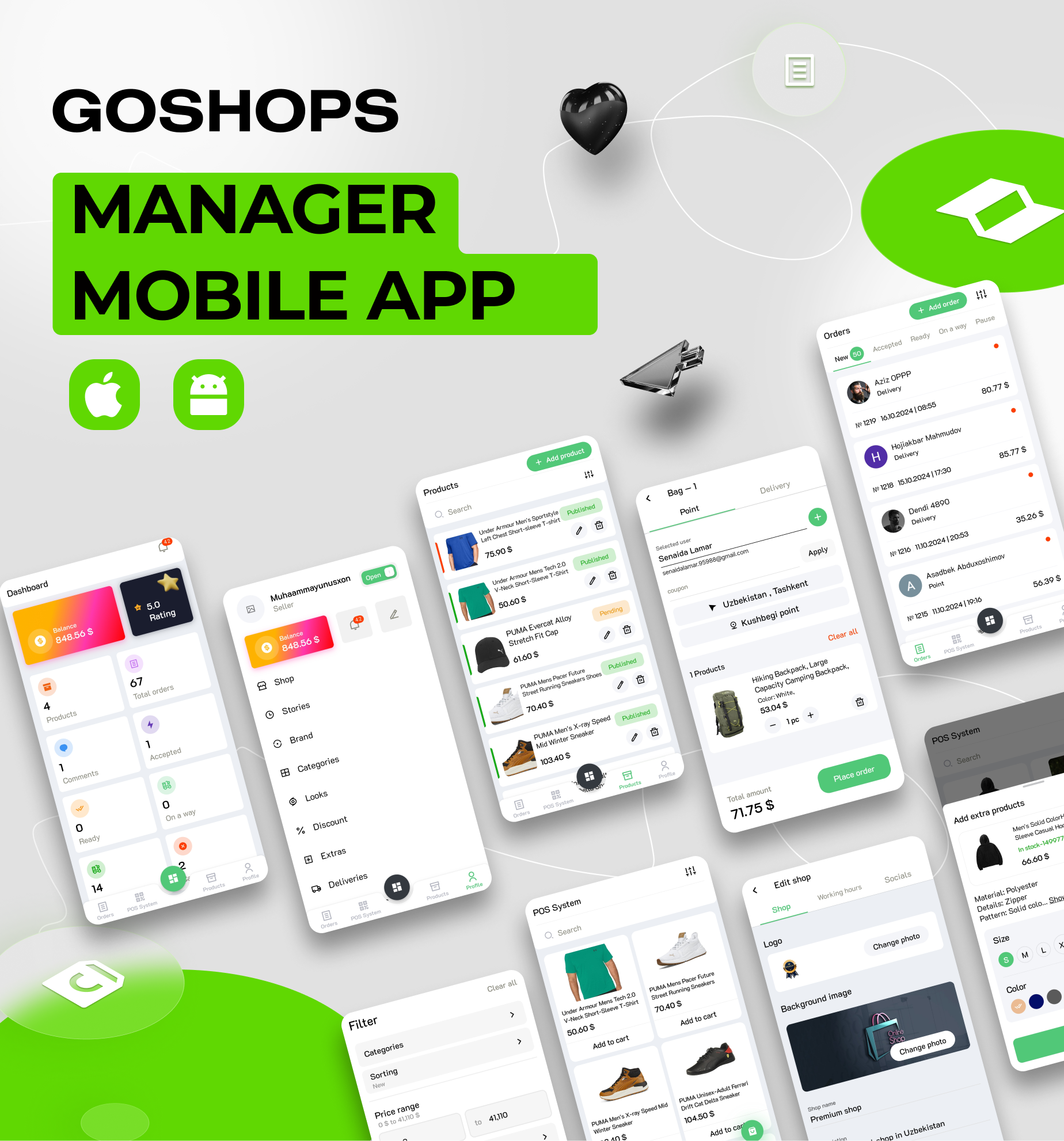 E-commerce Seller mobile application (Goshops) - 5